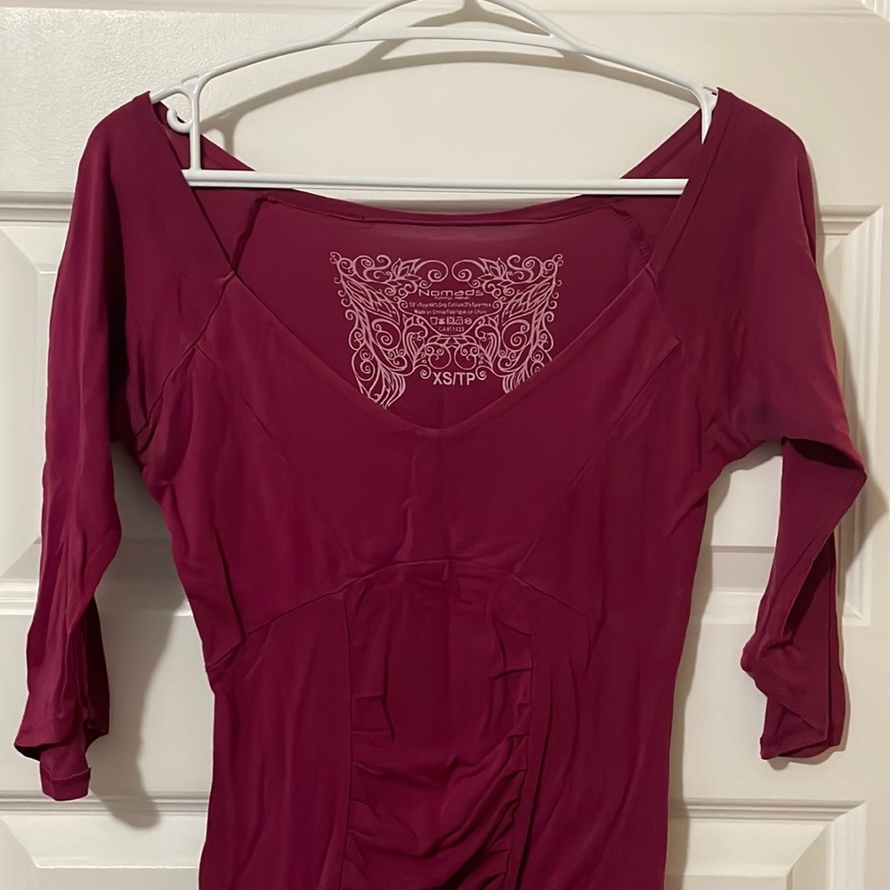NOMADS Raspberry 3/4 Sleeve sz XS